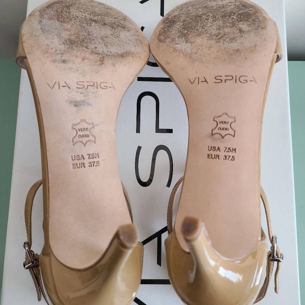 Via Spiga Leesa Ankle Strap Heel Sandal Size 7.5 - Picture 7 of 9